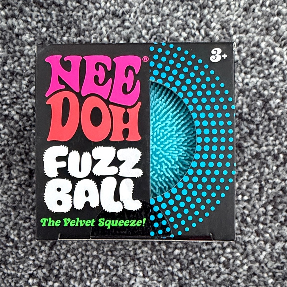 NeeDoh Fuzz Ball - Teal Velvet Squeeze